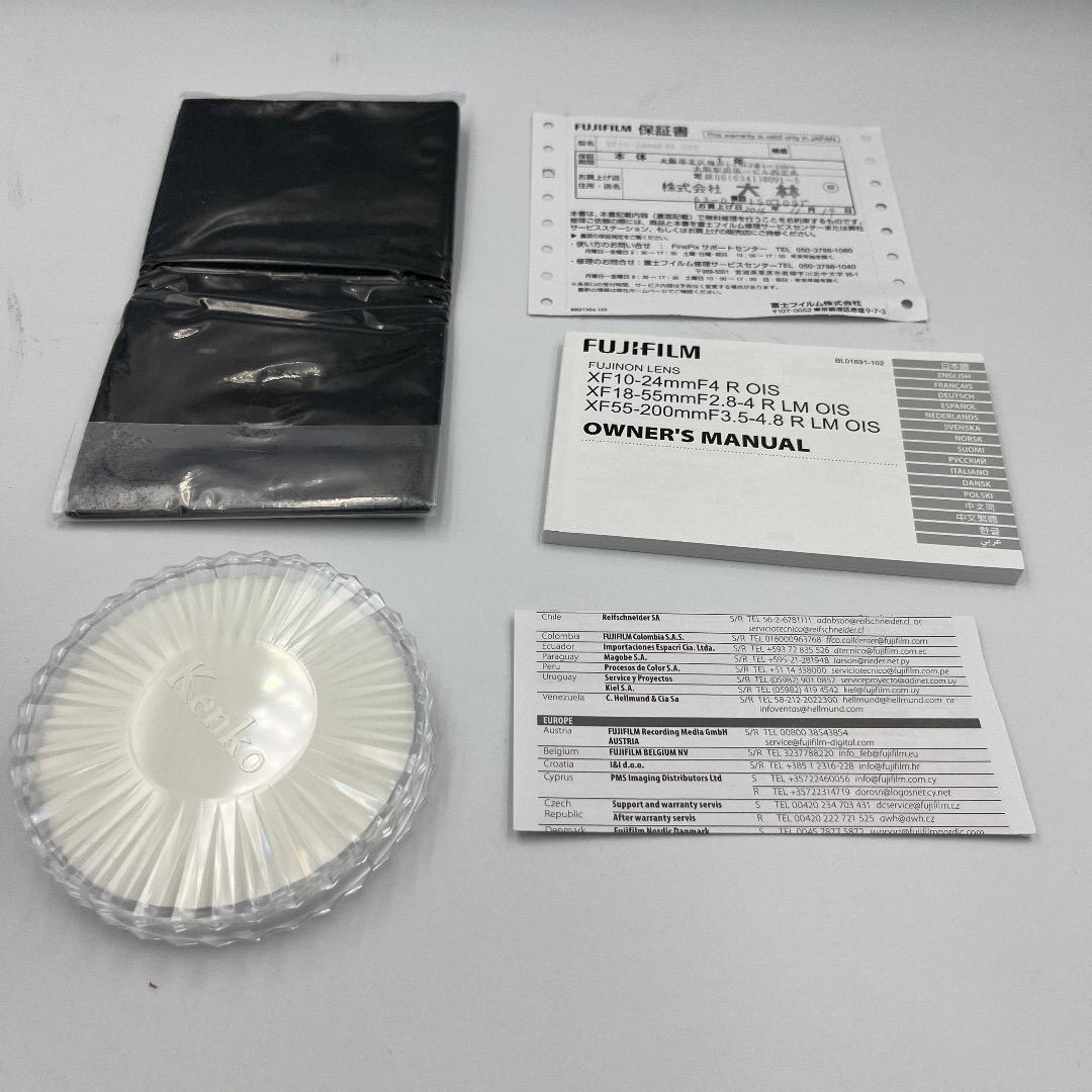 FUJI FILM XF10-24F4 R OIS　使用1回のみ　広角ズーム