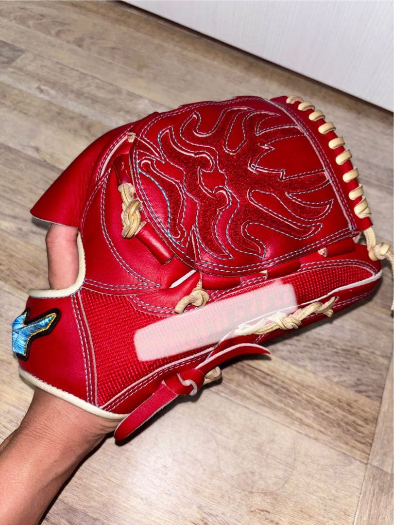 ミズノプロ　オーダー投手用　ダイバーシティブルー　値下げコメント相談