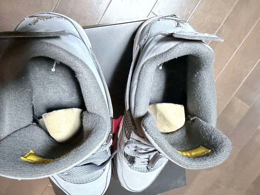 靴 airjordan4 COOLGREY