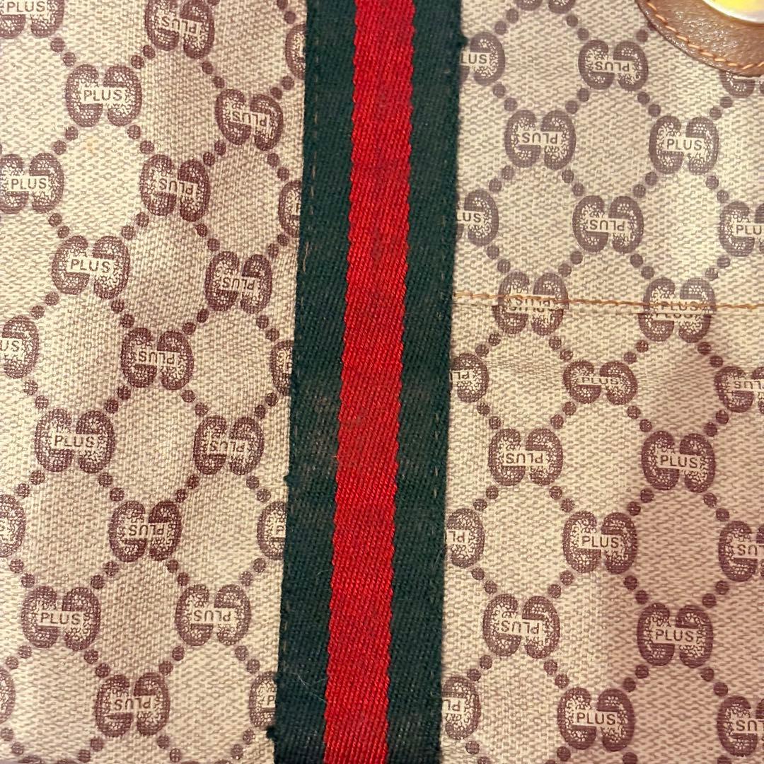 【良品】GUCCI グッチ GG ボストンバッグ プラス オールドグッチ