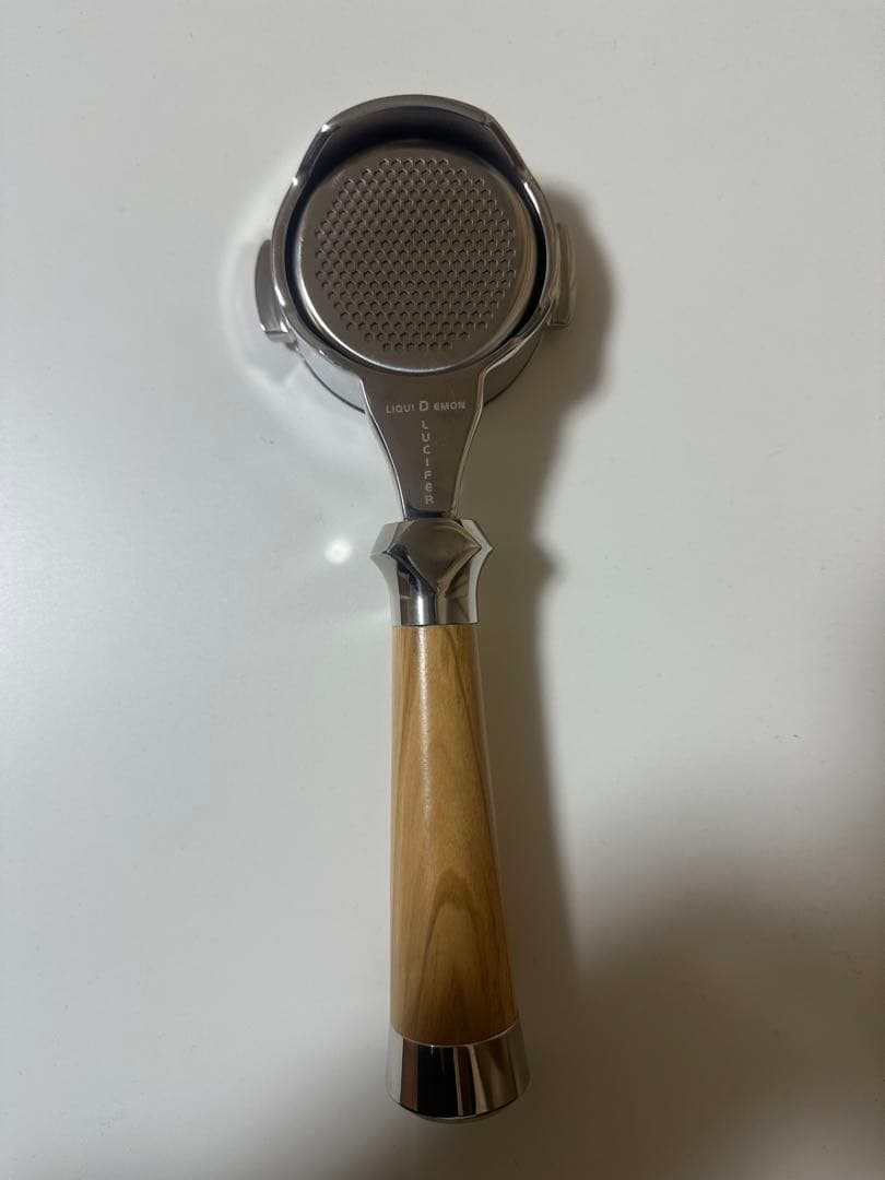 MUVNA E61 ボトムレスポルタフィルター 木製ハンドル