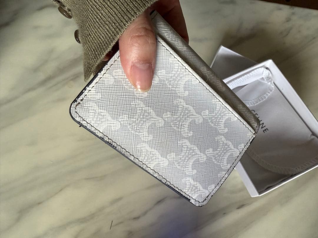 名刺入れ グレー未使用美品