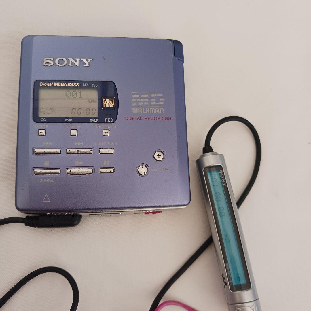 【ジャンク】SONY MDウォ-クマン3台他セット⁡