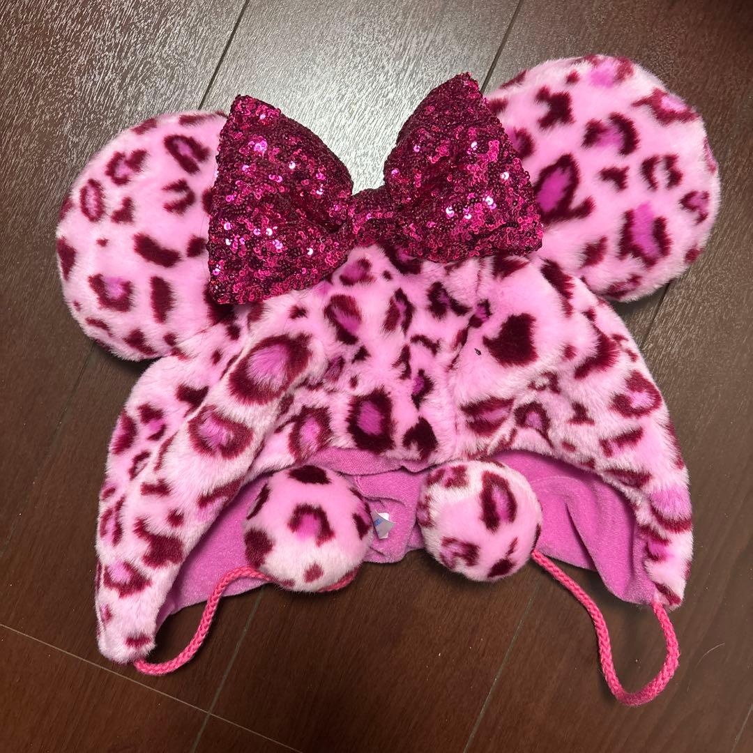 ファンキャップ ヒョウ柄 ピンク