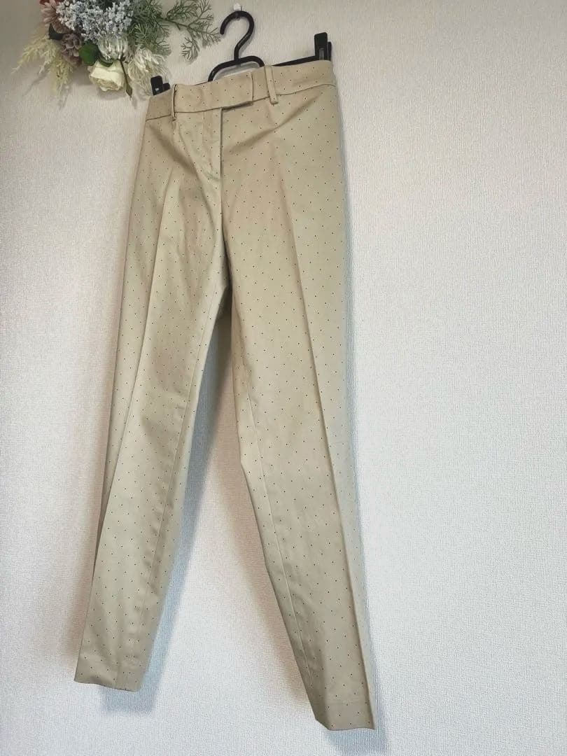 【希少】Paul Smith ポールスミス ベージュ ドット柄 上下スーツ 9号