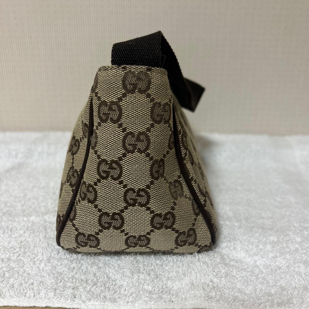 グッチ アクセサリーポーチ ミニバッグ ggキャンバス ロゴ