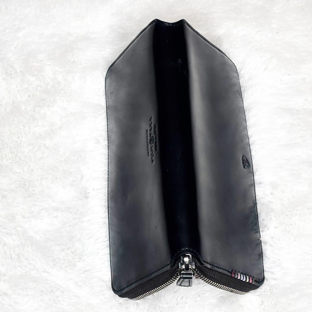 FUJITAKA フジタカ コードバン 長財布 ラウンドファスナー 本革 職人技