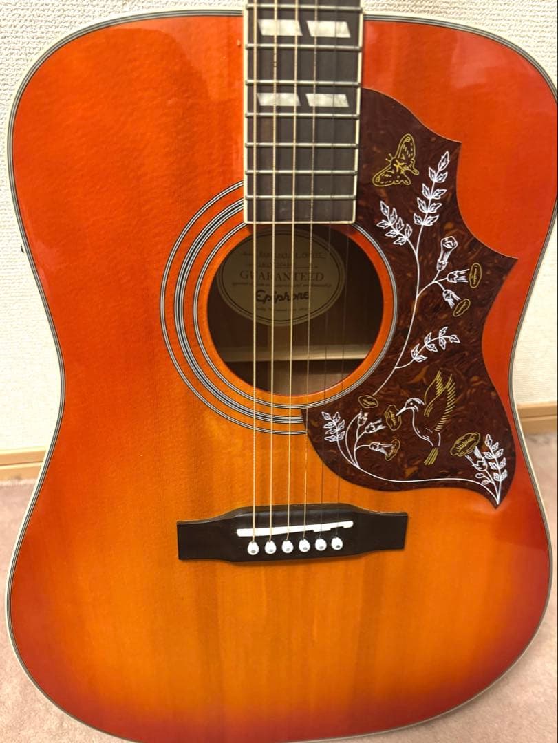 エピフォン　エレアコ　Hummingbird PRO ソフトケース付