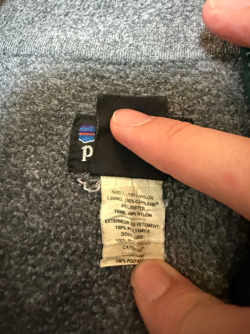 即購入可　Patagonia シェルドシンチラ　ダークグリーン