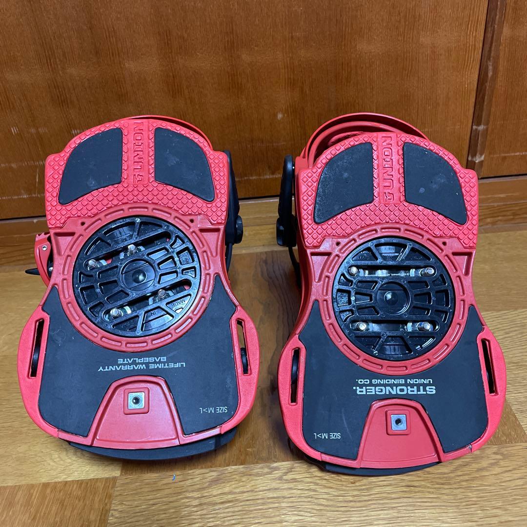 union ユニオン　FORCE TEAM ビンディング　フォース　チーム　赤