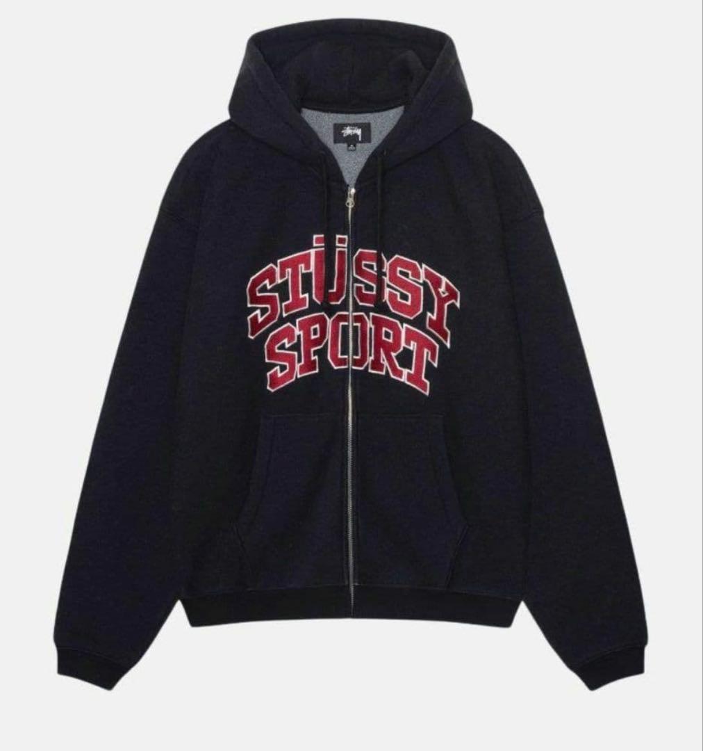 S*r様 STUSSY SPORT ZIP HOODIE【L】
