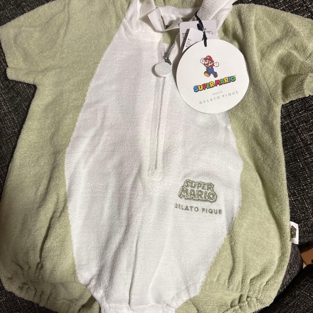 Gelato pique スーパーマリオ コラボ ヨッシー ロンパース80〜90