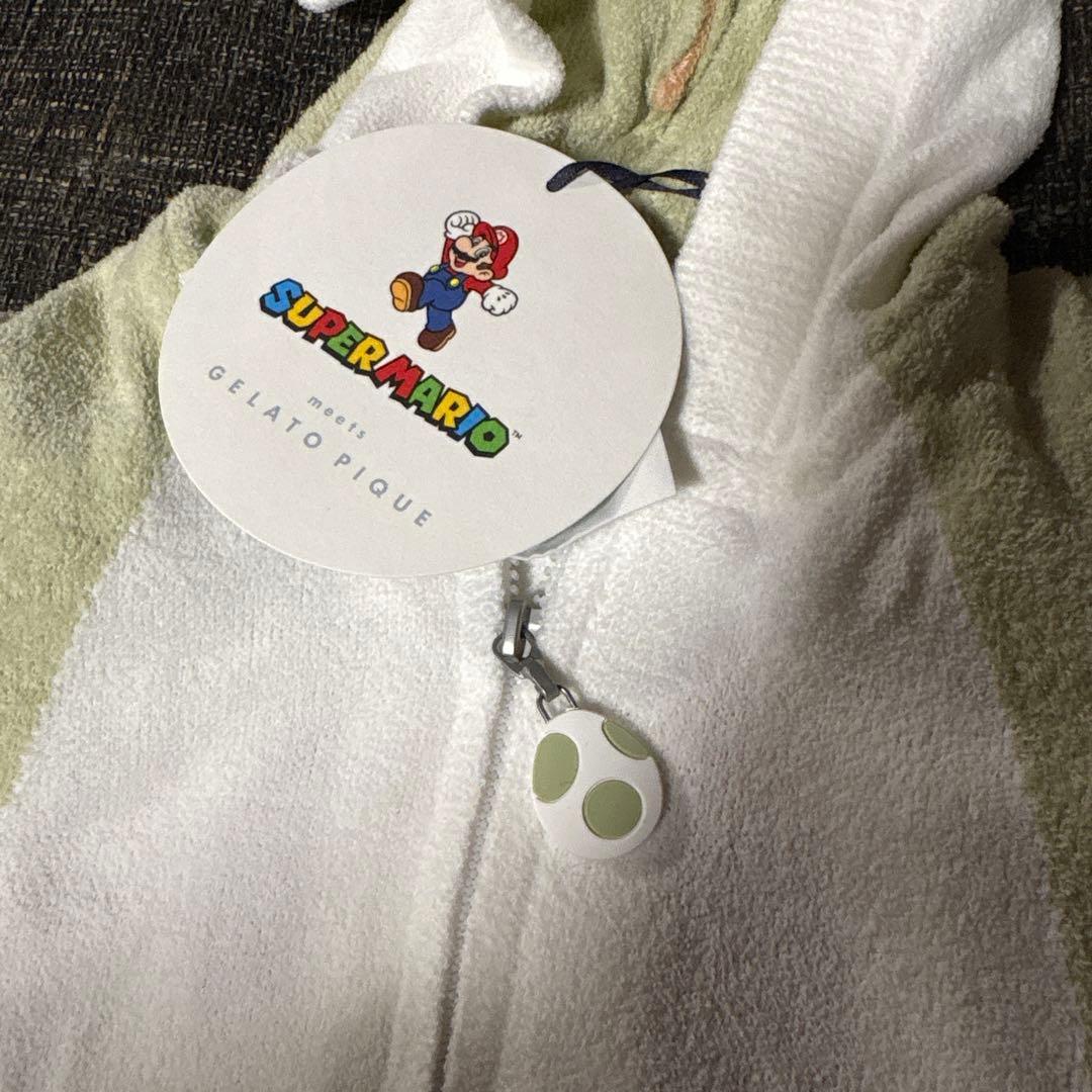 Gelato pique スーパーマリオ コラボ ヨッシー ロンパース80〜90