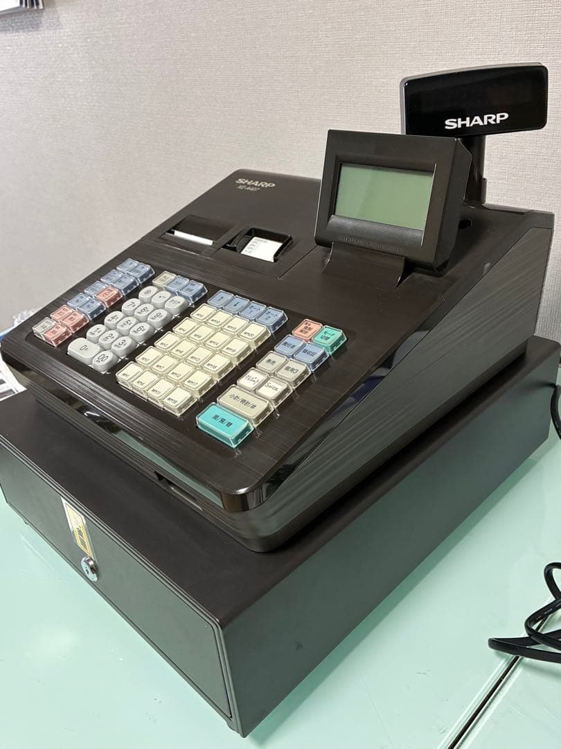 SHARP 電子レジスター　XE-A407と SHARP ハンドスキャナーセット