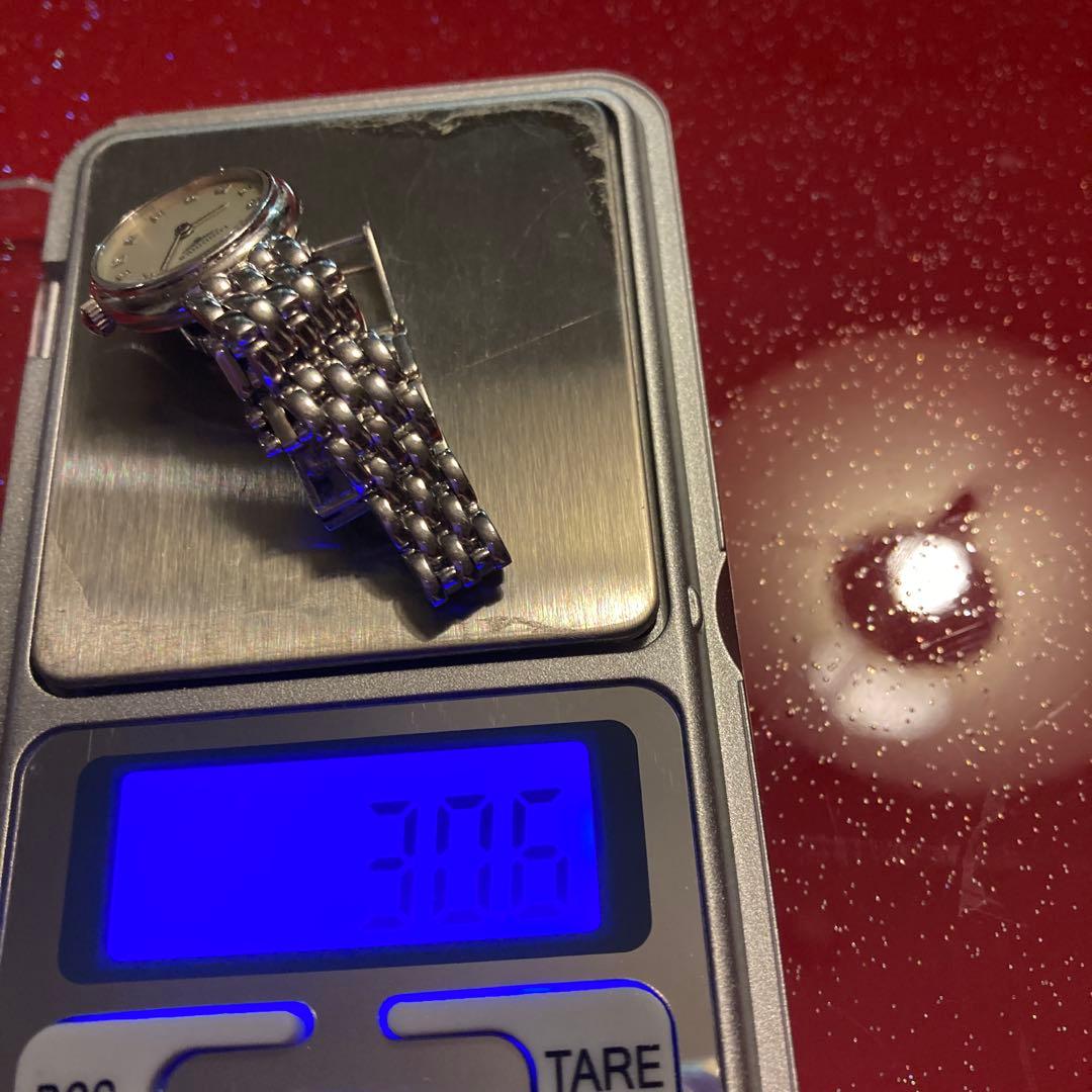 18金Longines シルバー メッシュバンド 時計