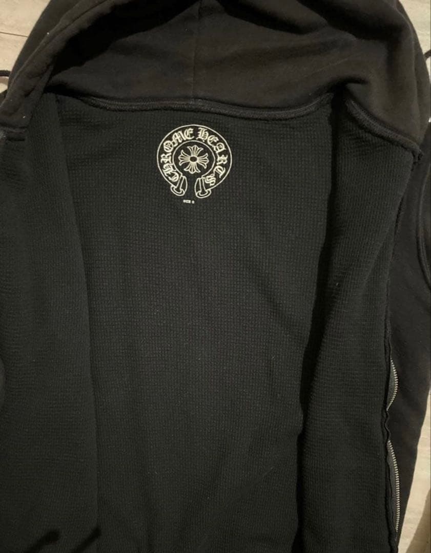 激レア美品クロムハーツ　フローラルクロスジップアップパーカー