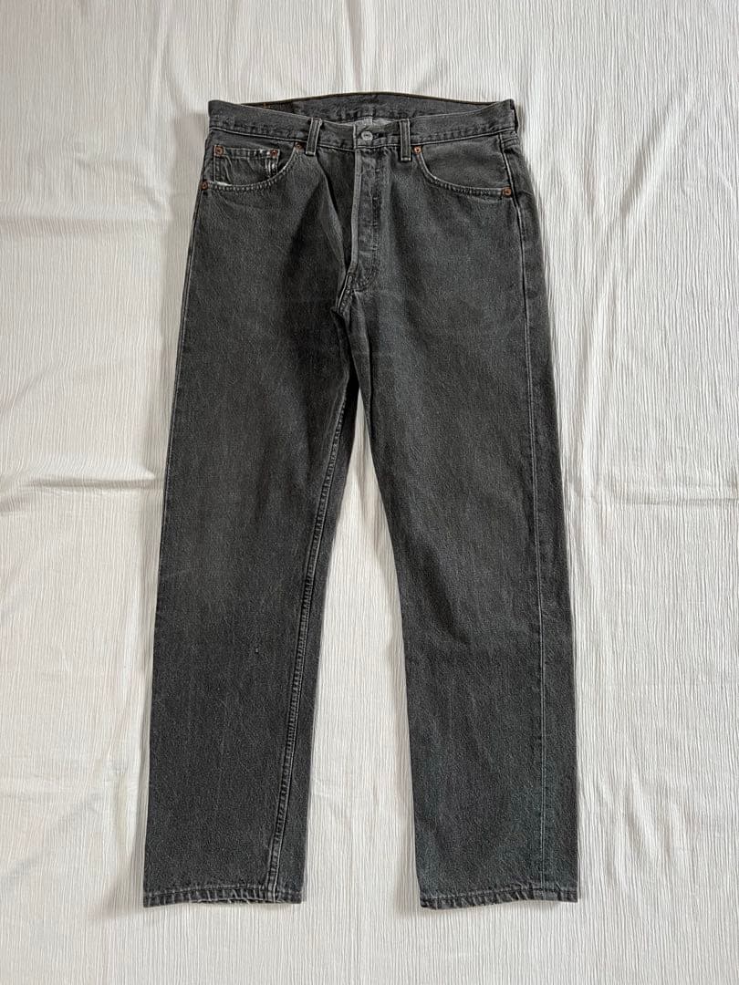 M*N様 90s Levi's USA製 501 先染めブラック 表記33×30