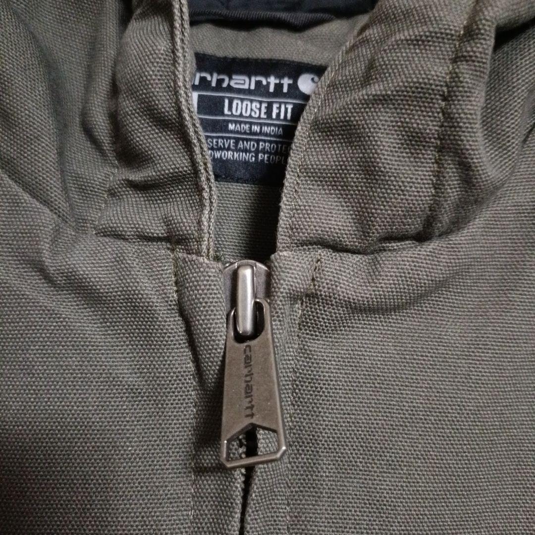 美品　カーハート　アクティブジャケット　グリーン