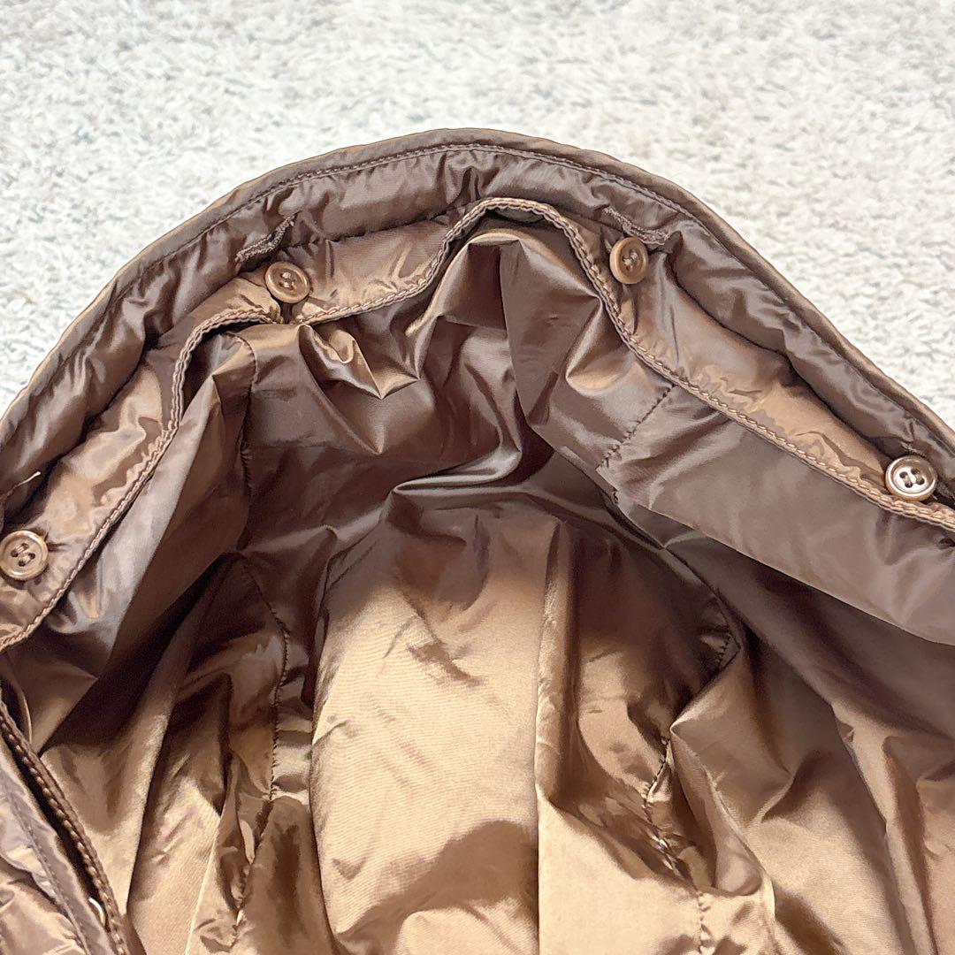 【美品】マックスマーラTHE CUBEダウンジャケット　キルティングブロンズ40