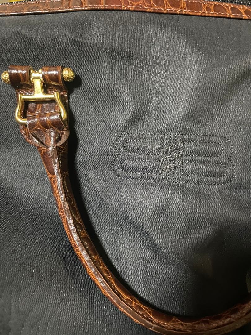 美品BALENCIAGAナイロンボストンバッグ