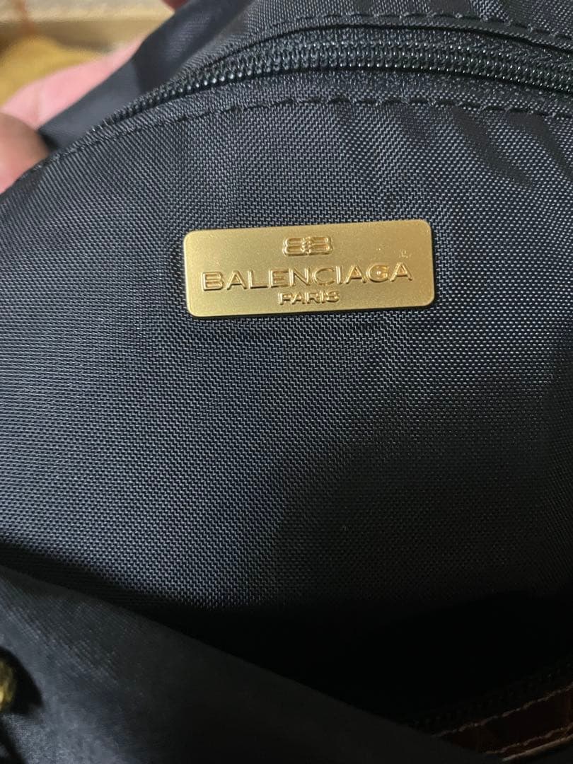美品BALENCIAGAナイロンボストンバッグ