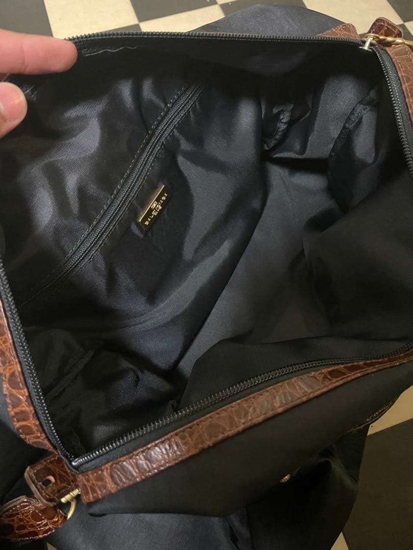 美品BALENCIAGAナイロンボストンバッグ