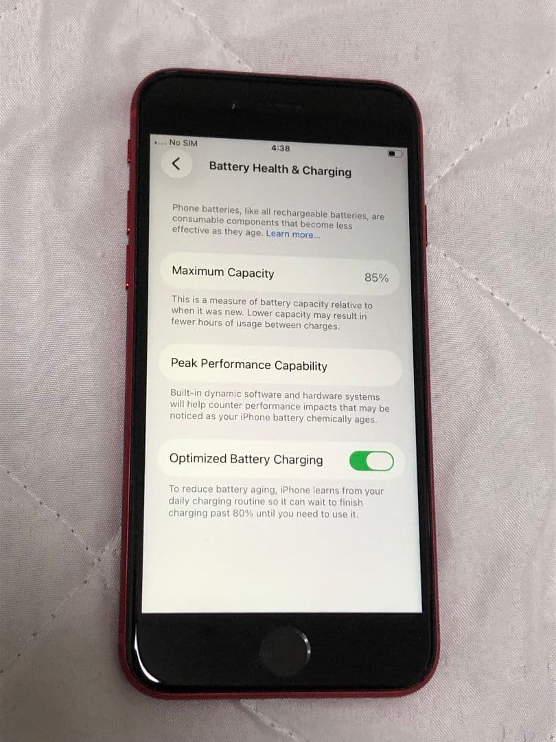 iPhoneSE2 第2世代 128GB レッド 本体 SIMフリー動作確認済み