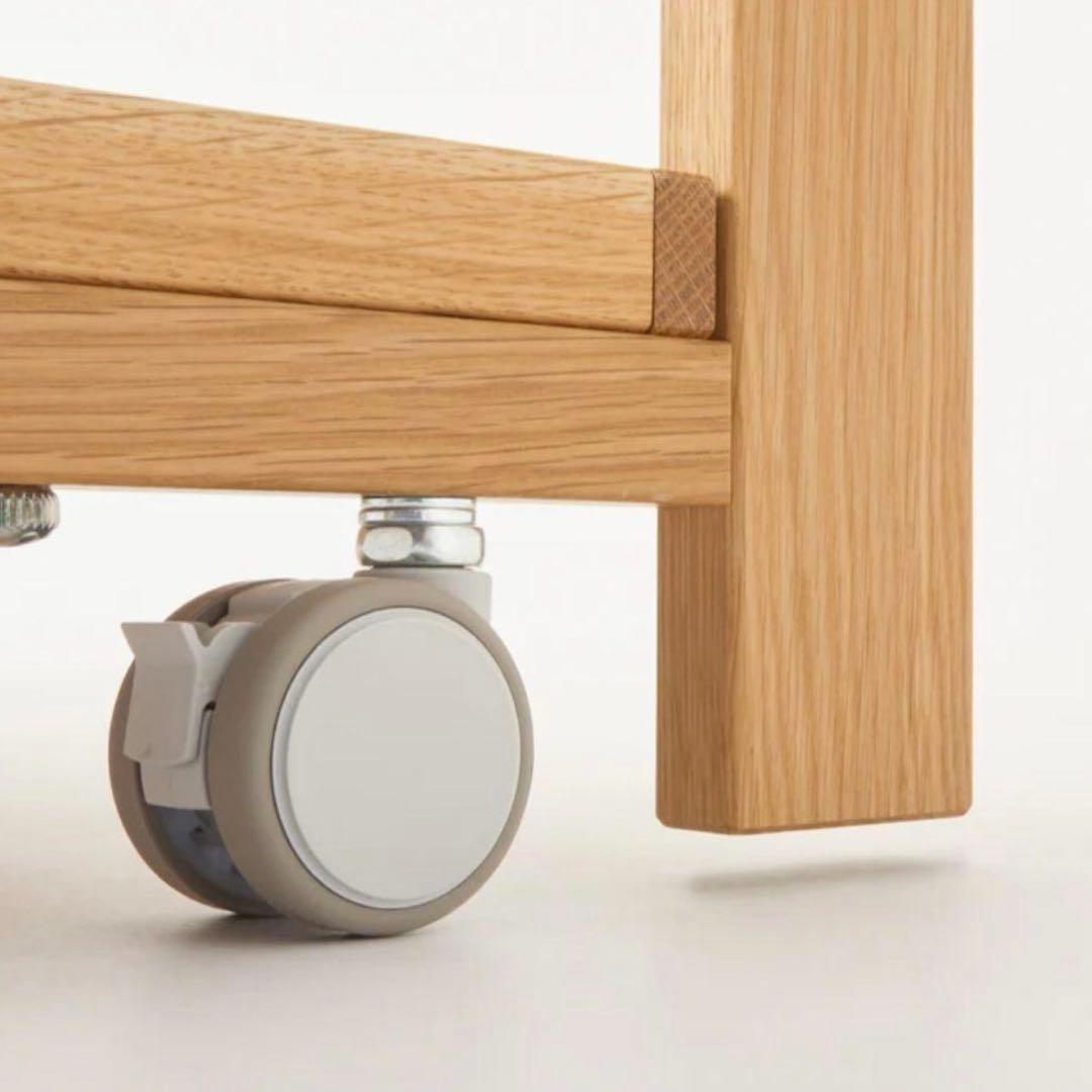 MUJI ベビーベッド オーク材 おまけ付き 定価69900円