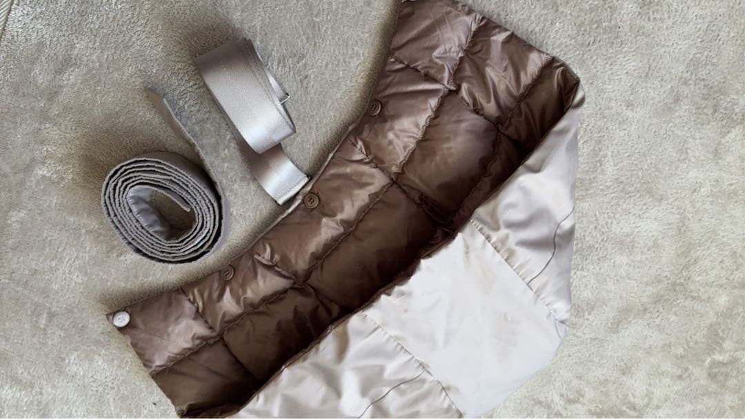 カ*次様 マックスマーラ　ベージュ ロングダウンジャケット フード付き　ダブルフ