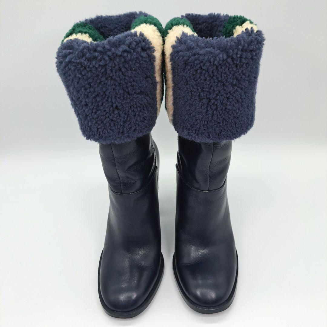 【専用】トリーバーチ　あったかボア　ロングブーツ　10cmヒール　24cm