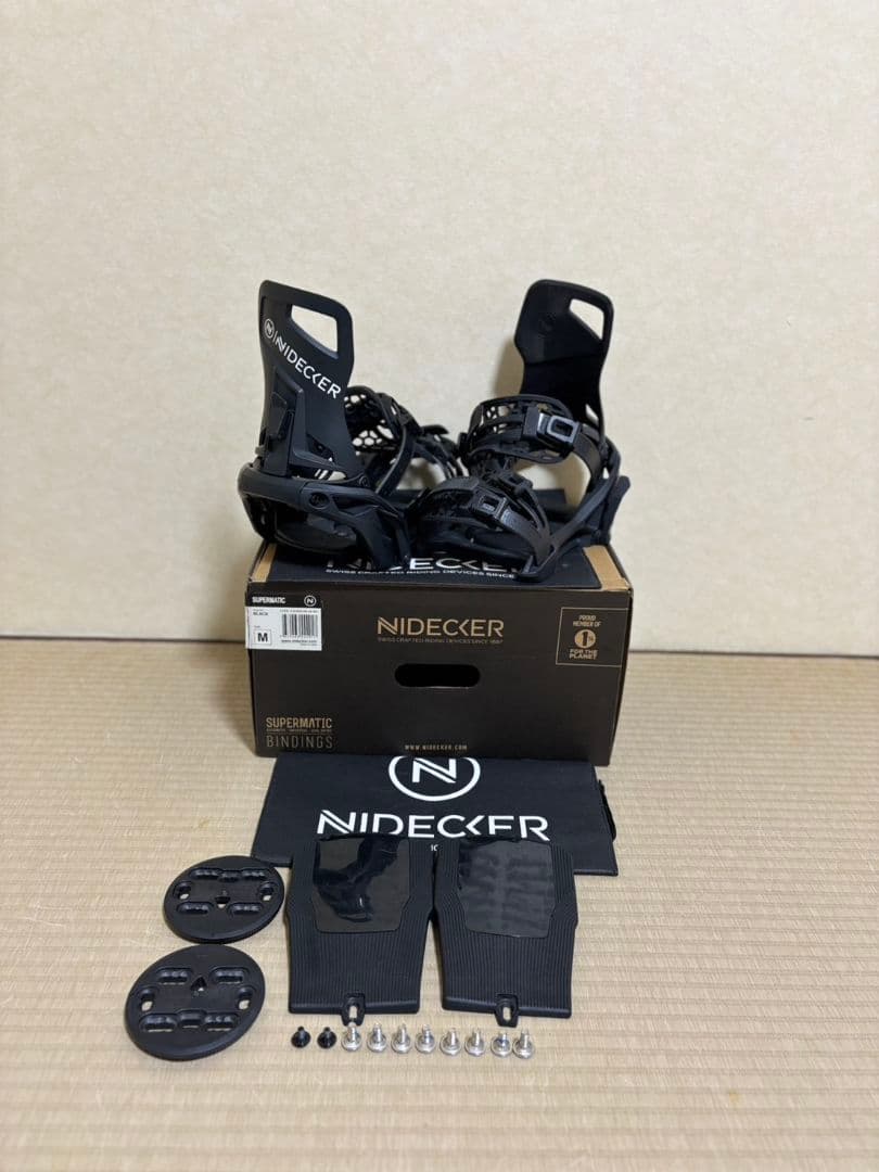 Nidecker Supermatic ビンディング Mサイズ ブラック