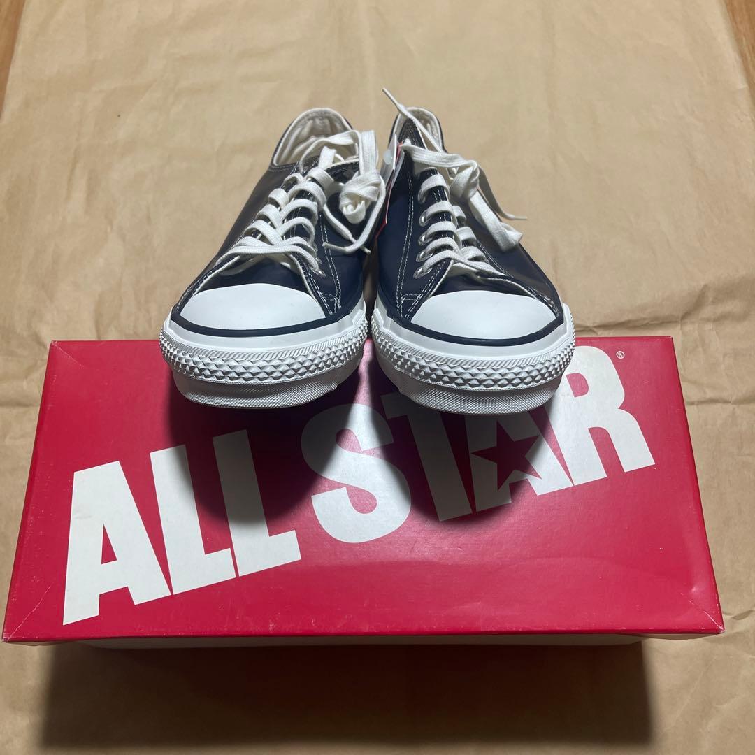 未使用品　コンバース AS J OXネイビー レザー ローカット スニーカー