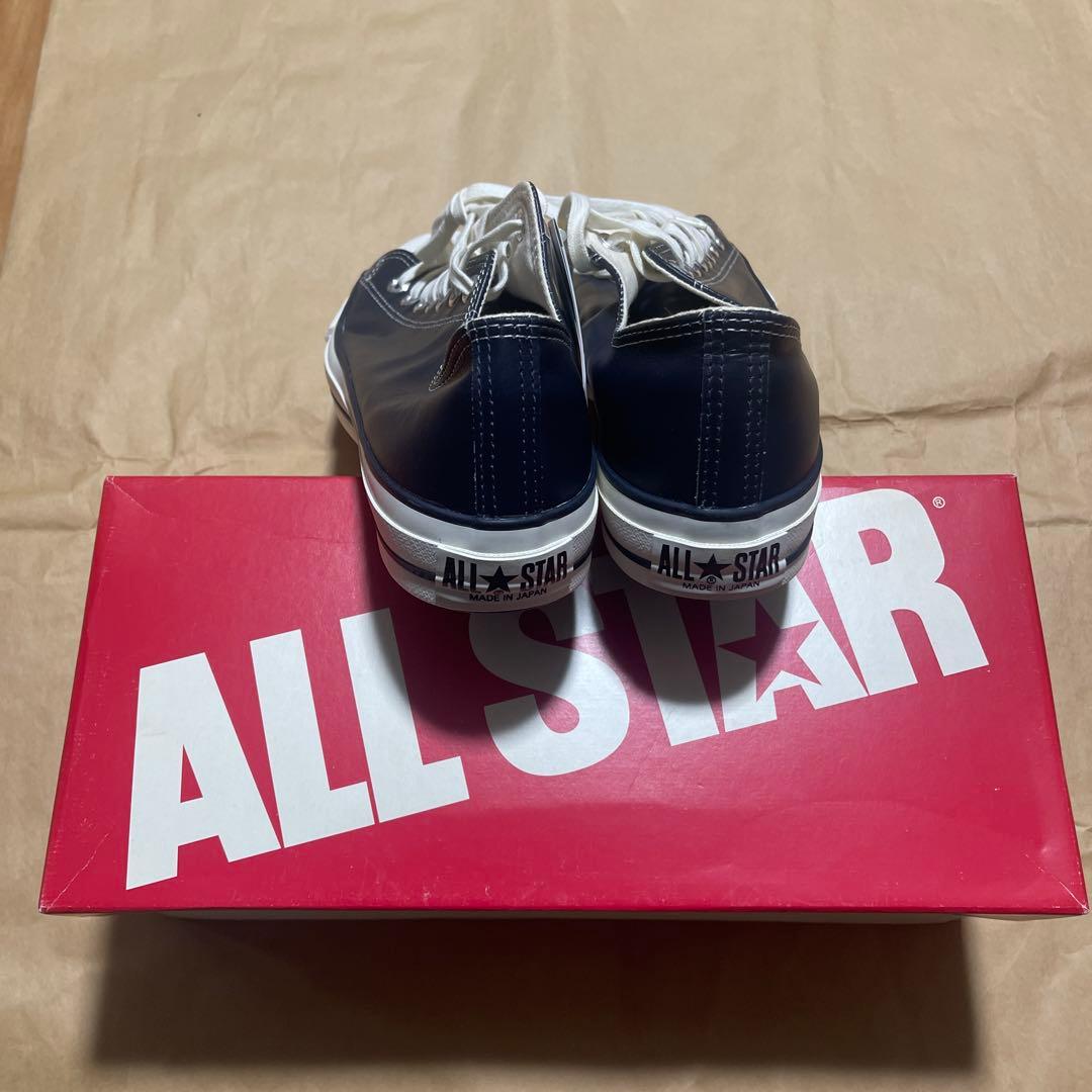 未使用品　コンバース AS J OXネイビー レザー ローカット スニーカー