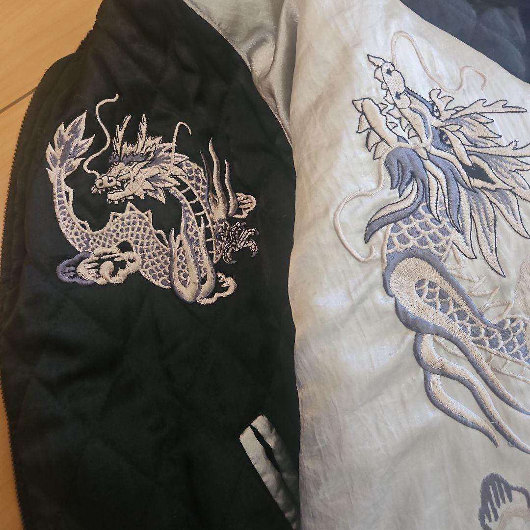 HOUND DOG/スカジャン/龍刺繍/サイズLARGE/実寸3L相当