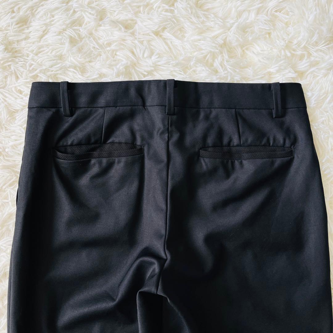 【未使用級✨】ポールスミス　パンツスーツ上下　裏地花柄　1B　ドット柄　黒