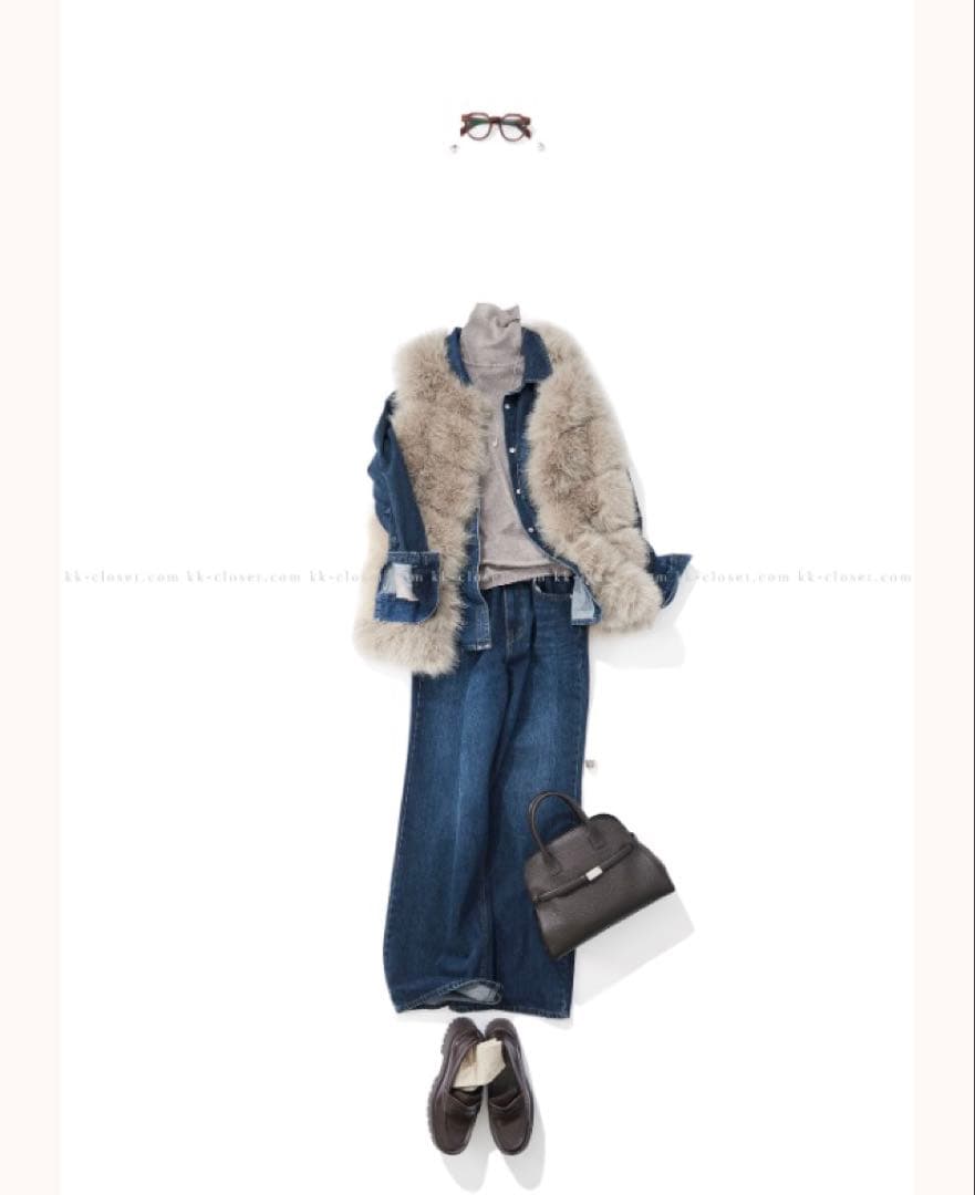 KKクローゼット 菊池京子さん　デニムパンツ