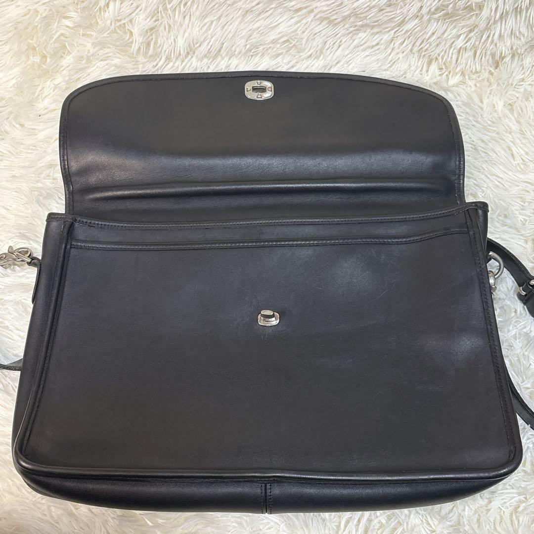 希少 COACH オールドコーチ ビジネスバッグ 2way 黒 USA 5265