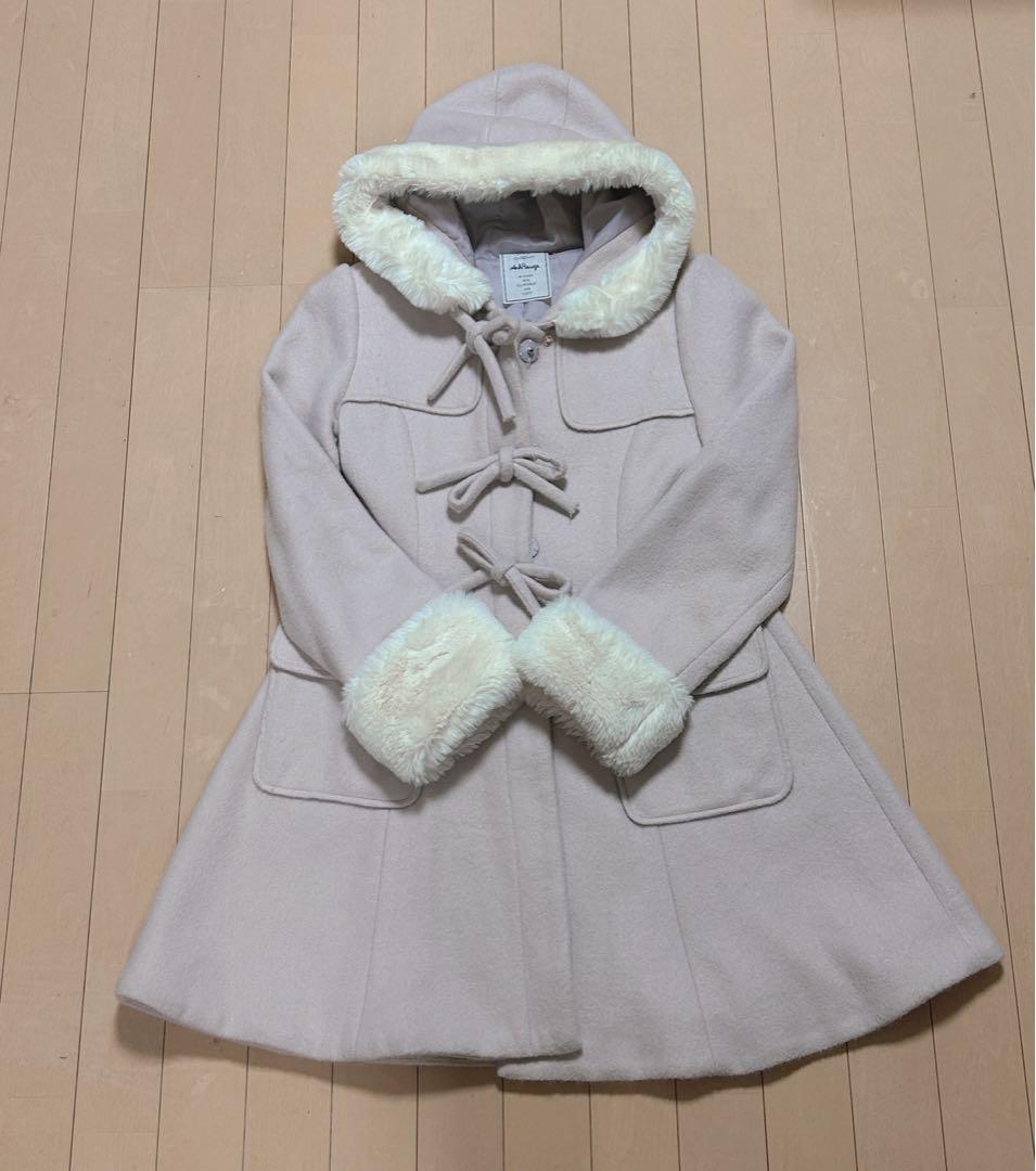 ank rouge フロントリボンドーリーダッフルコート