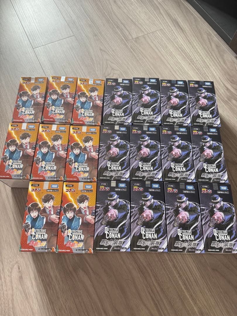 名探偵コナンカードゲーム tcg黒影の襲来 12box 信義の絆 8box