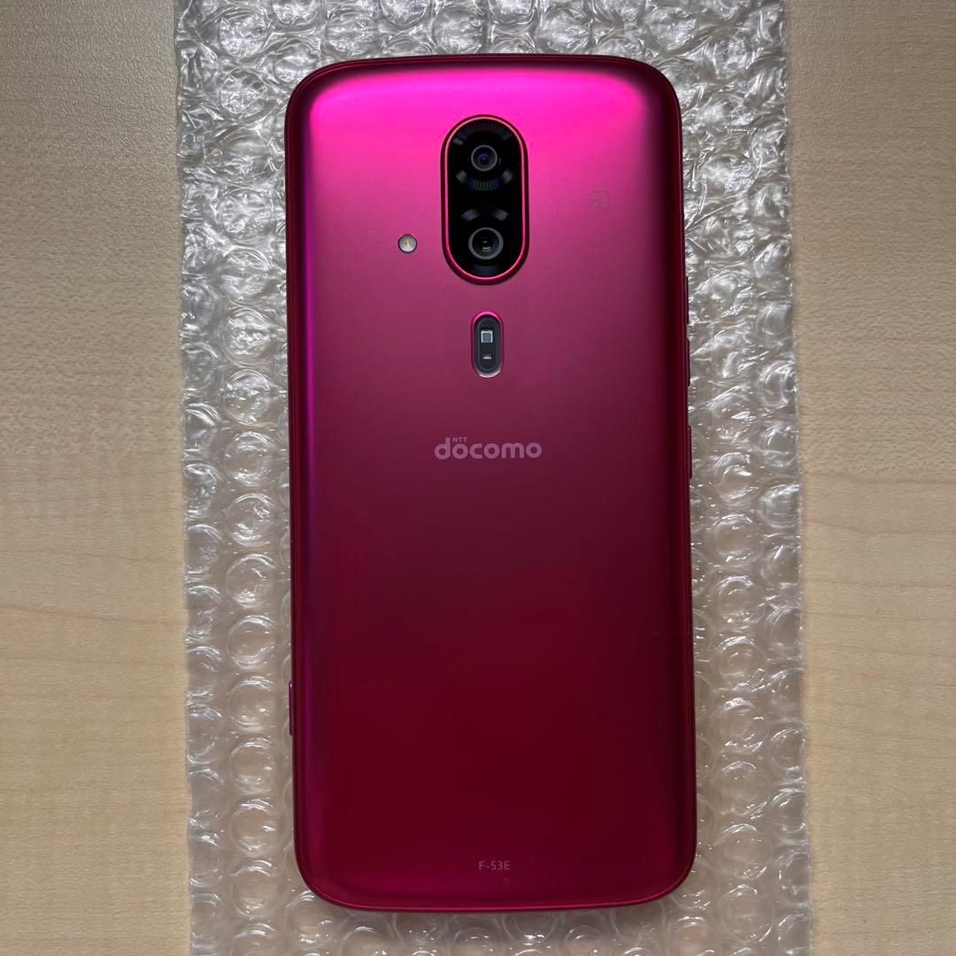 F-53E らくらくスマートフォン ピンク色