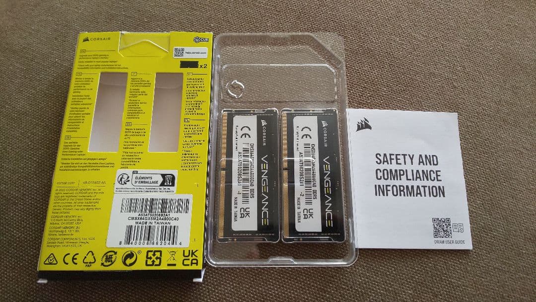 メモリー VENGEANCE DDR5 SODIMM 64GB(32GBx2)