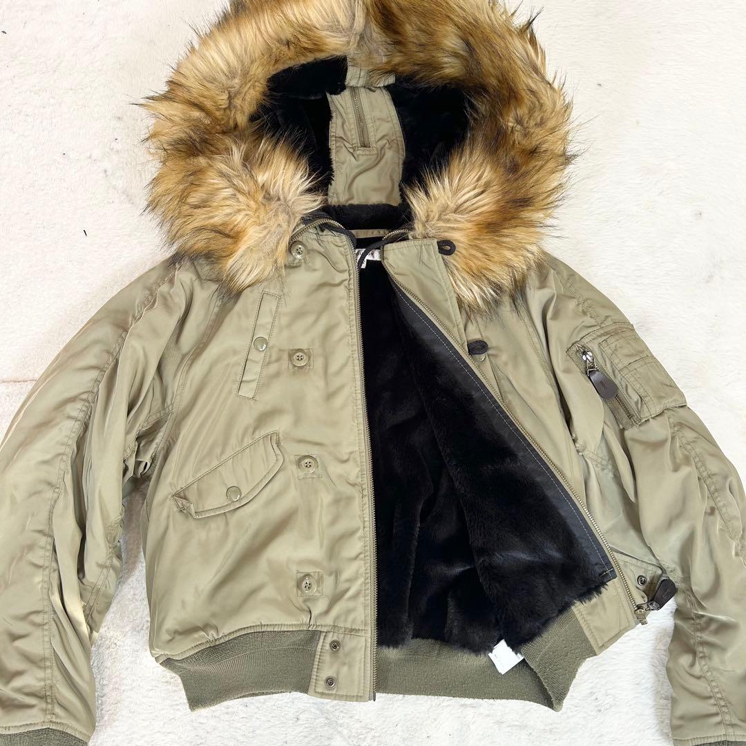 美品❗️マウジー　N2B フライトジャケット　ボンバージャケット　y2k カーキ