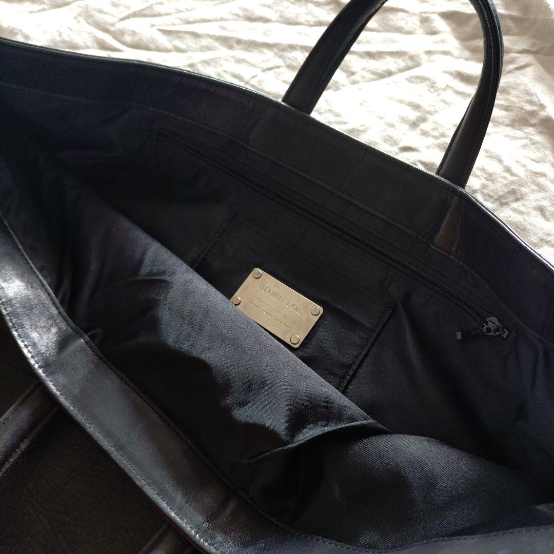 HELMUT LANG ヘルムートラング レザー ヘルメットバッグ　本人期