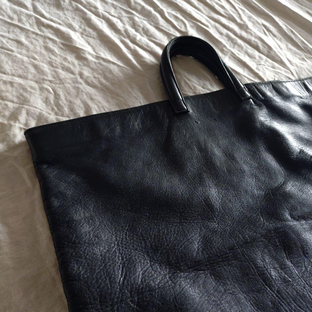 HELMUT LANG ヘルムートラング レザー ヘルメットバッグ　本人期