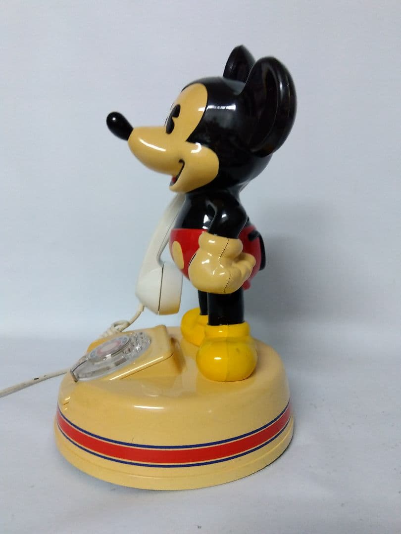 ミッキーマウス　電話機　ダイヤル式　動作確認済　希少品