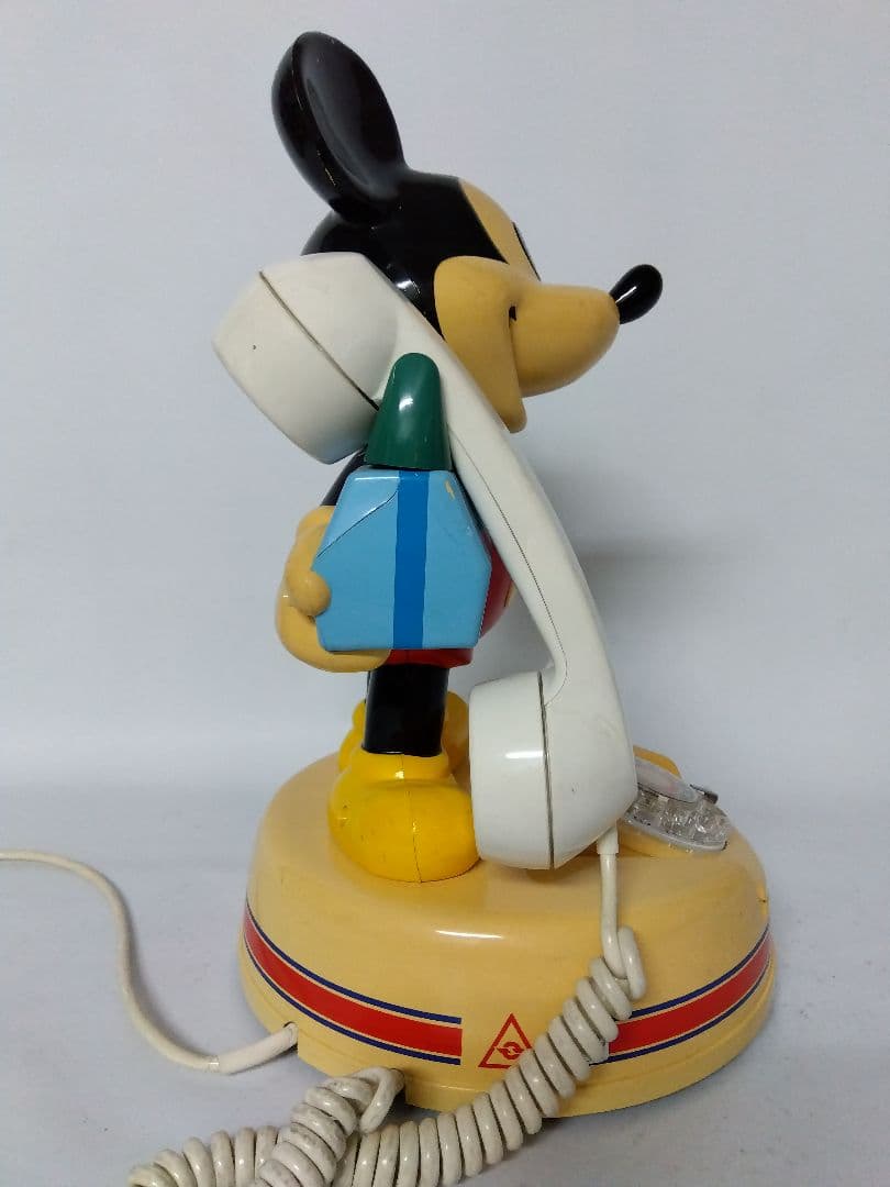 ミッキーマウス　電話機　ダイヤル式　動作確認済　希少品