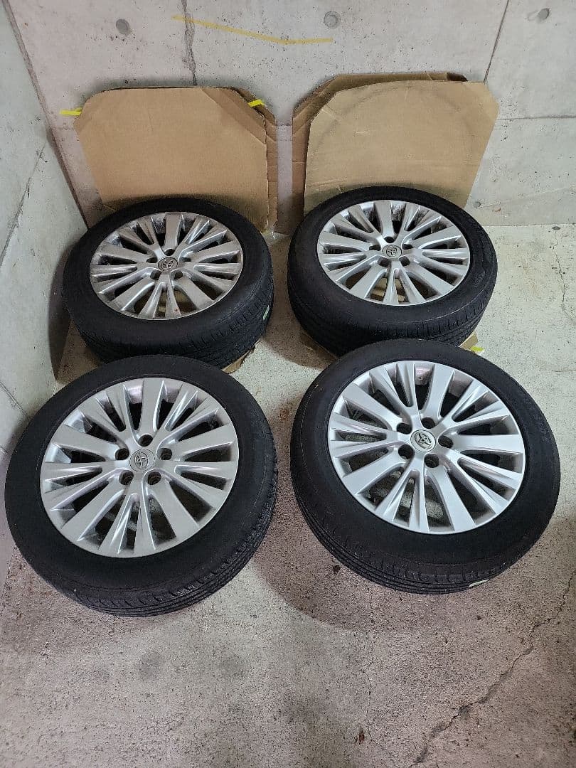 わ*ら様 235/50R18 ヴェルファイア純正ホイール タイヤセット 4本