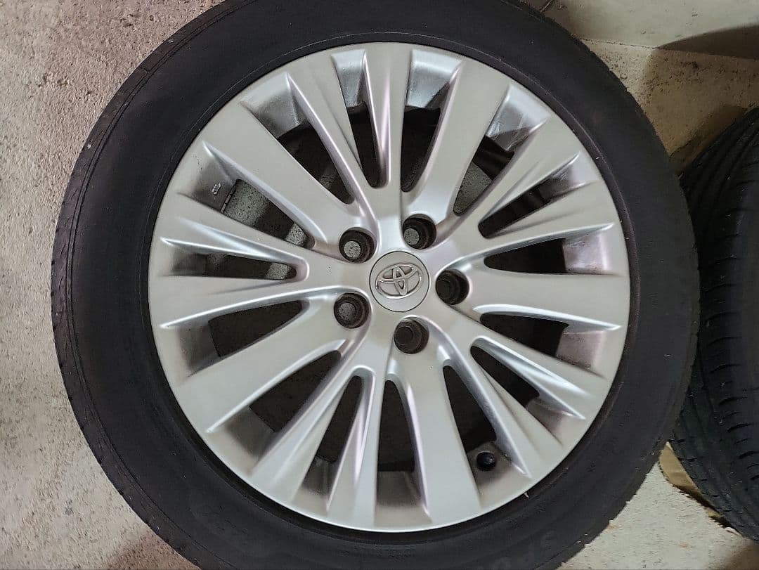 わ*ら様 235/50R18 ヴェルファイア純正ホイール タイヤセット 4本