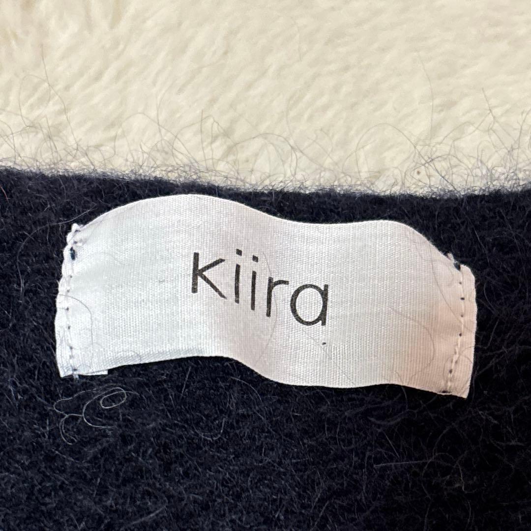 KiiRA キーラ バルーンスリーブ モヘヤ ミックス ニット フリーサイズ