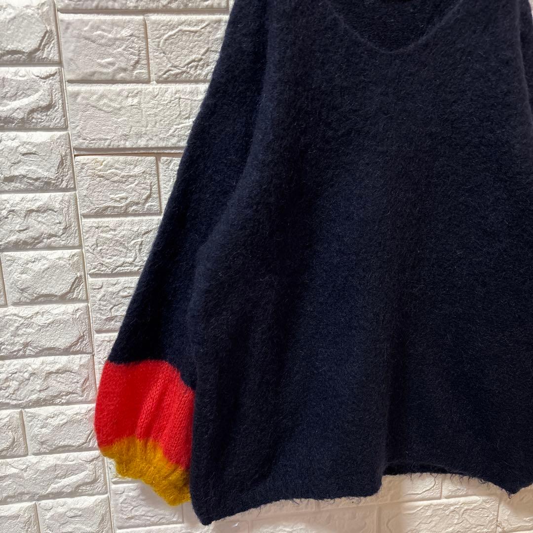 KiiRA キーラ バルーンスリーブ モヘヤ ミックス ニット フリーサイズ